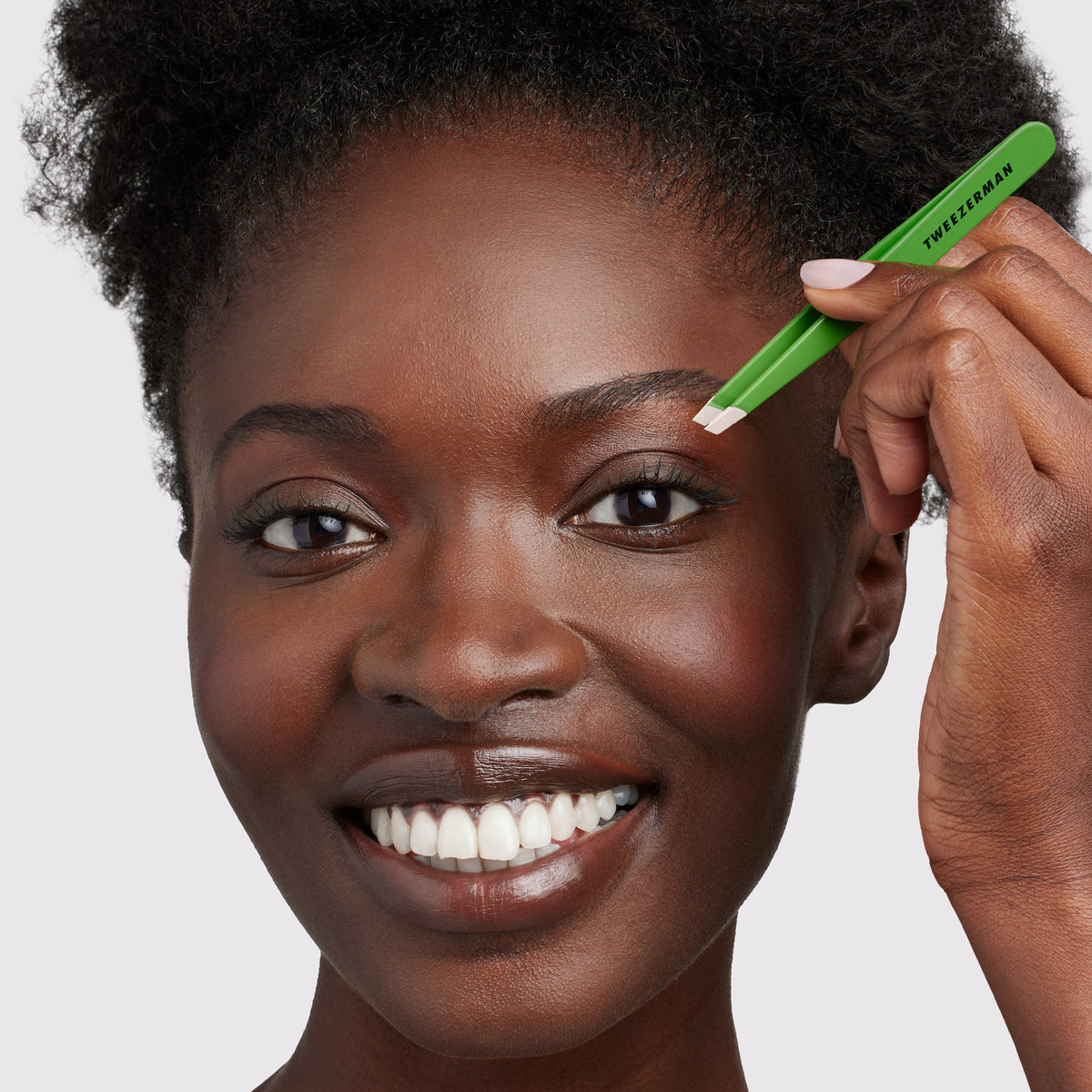 Slant Tweezer Green Apple