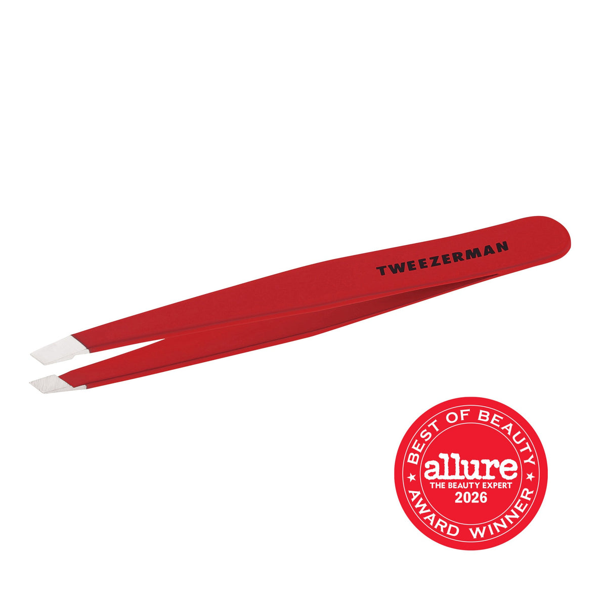 Signature Red Slant Tweezer